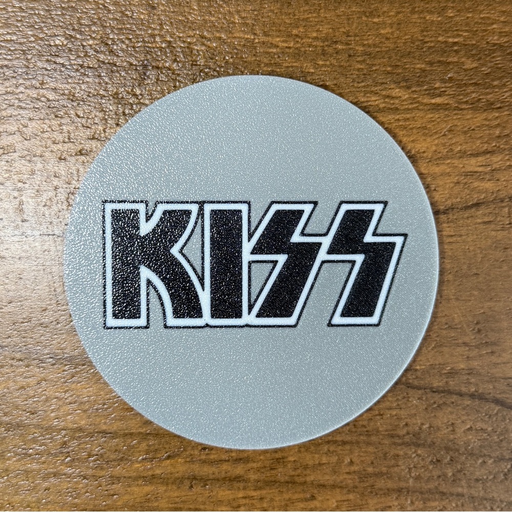 KISS Band Coasters Set of 4 with Holder – 3D Printed